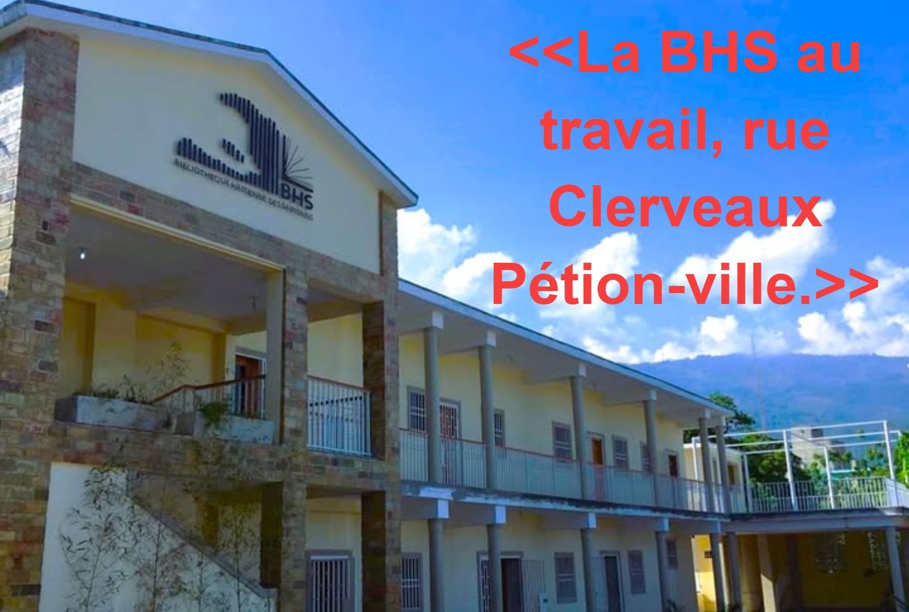 La Bibliothèque Haïtienne des Spiritains (BHS): un déplacement forcé 